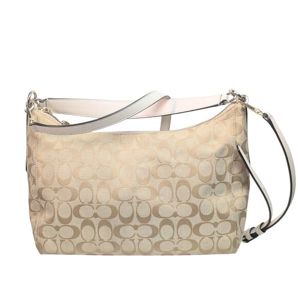 COACH Celeste Convertible Signature Canvas Hobo Bag - Picture 3 of 6